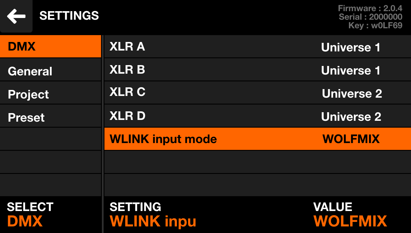 WLINK 设置